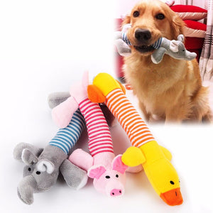 Dog  Pet Chew Toys Canvas Durability Vocalization Dolls Bite  Toys for Dog Accessories