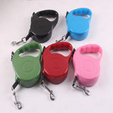 Automatic Retractable Dog Leashes Solid Color