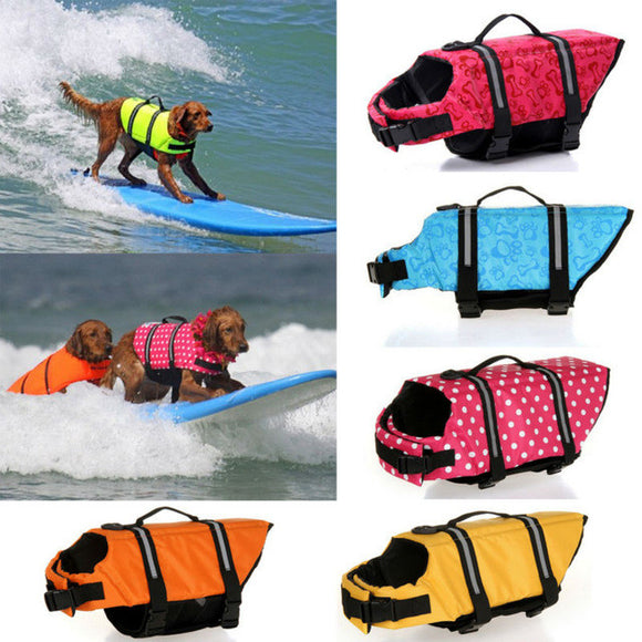 Pet Dog Life Jacket Safety Clothes for Pet Life Vest Summer Clothes Saver Swimming
